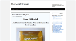 Desktop Screenshot of obatlemahsyahwat.com