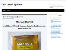 Tablet Screenshot of obatlemahsyahwat.com